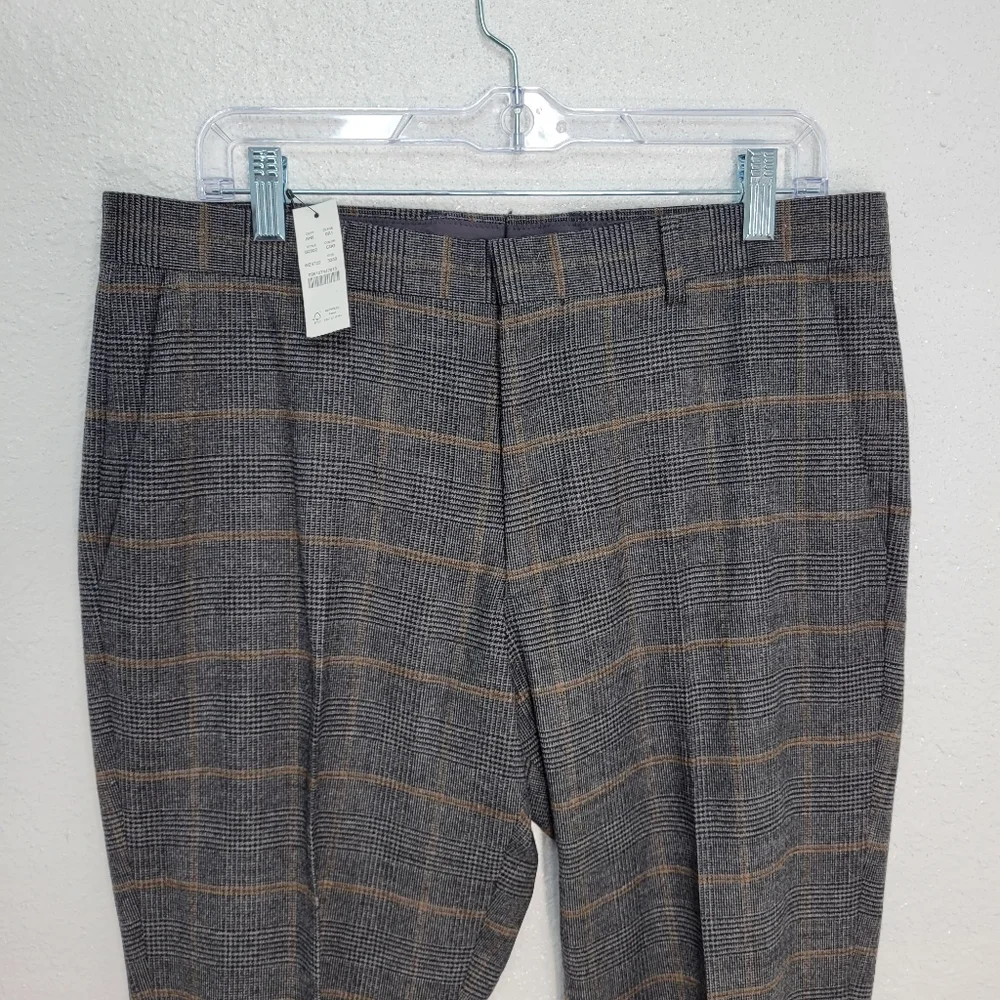 J Crew Ludlow Slim-fit suit pant in Italian wool blend BZ602 Size 33x30 NWT Suit